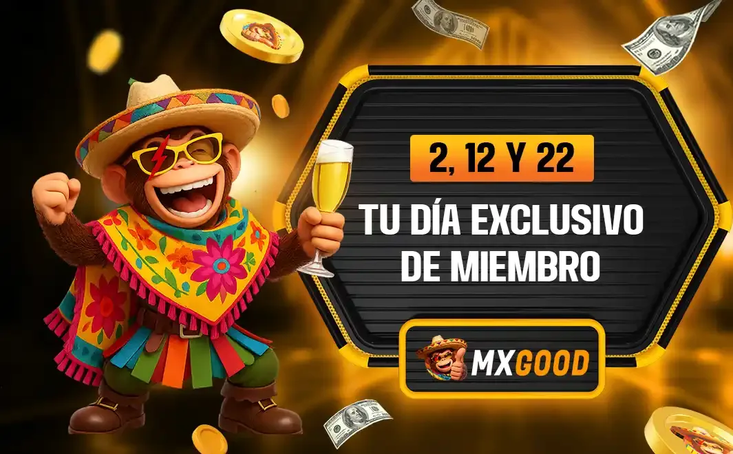 Material promocional de MxGood sobre días de miembro